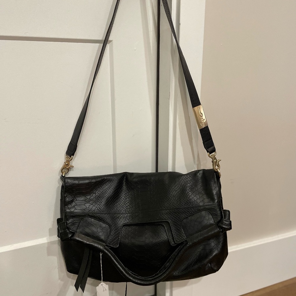 Foley & Corinna Mid City Tote - Black Pebbled